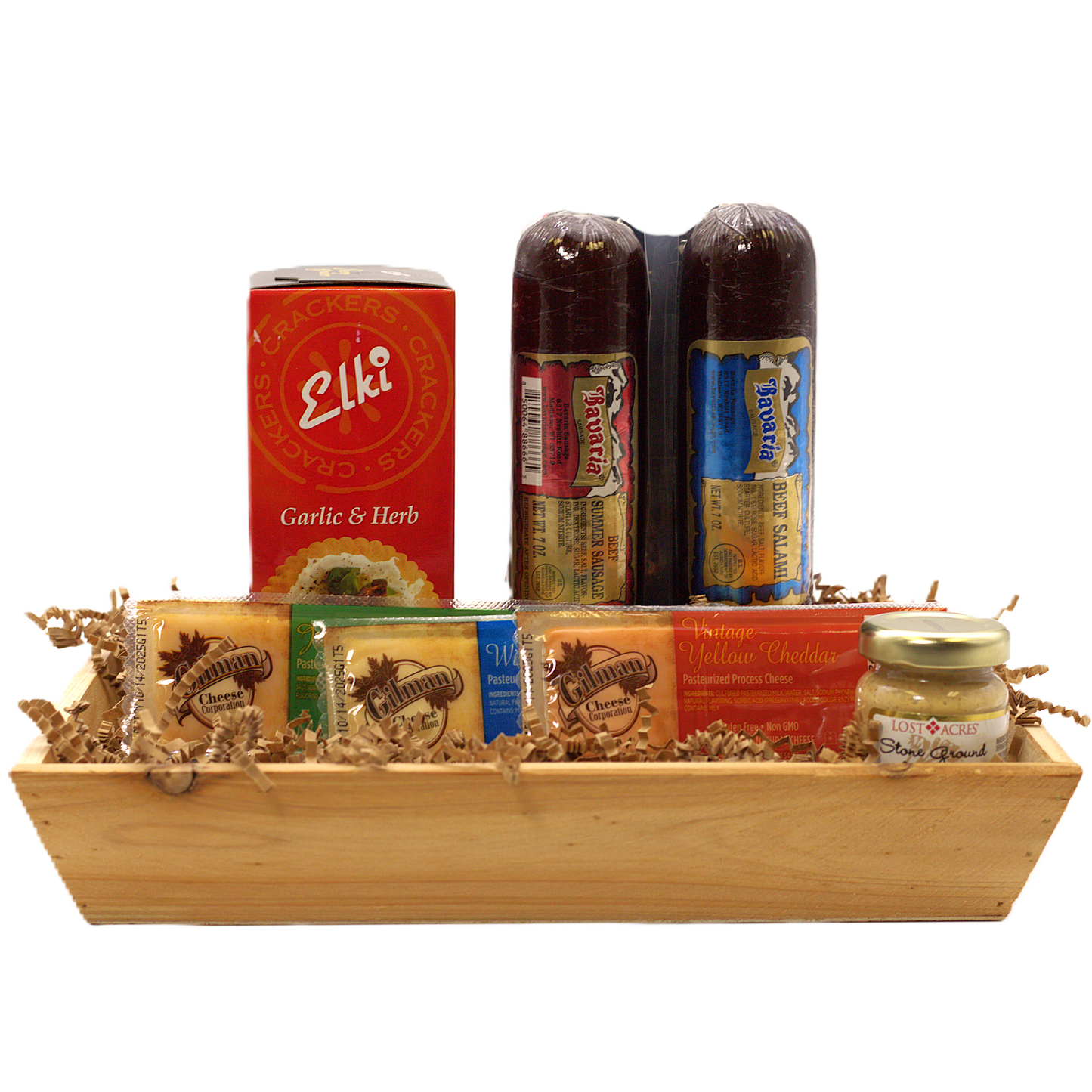 Rustic Meat & Cheese Crate