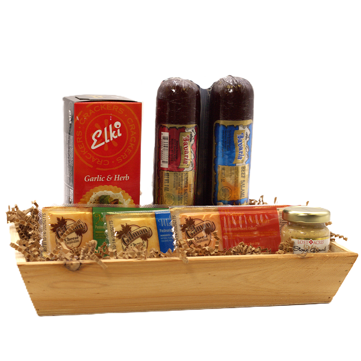 Rustic Meat & Cheese Crate