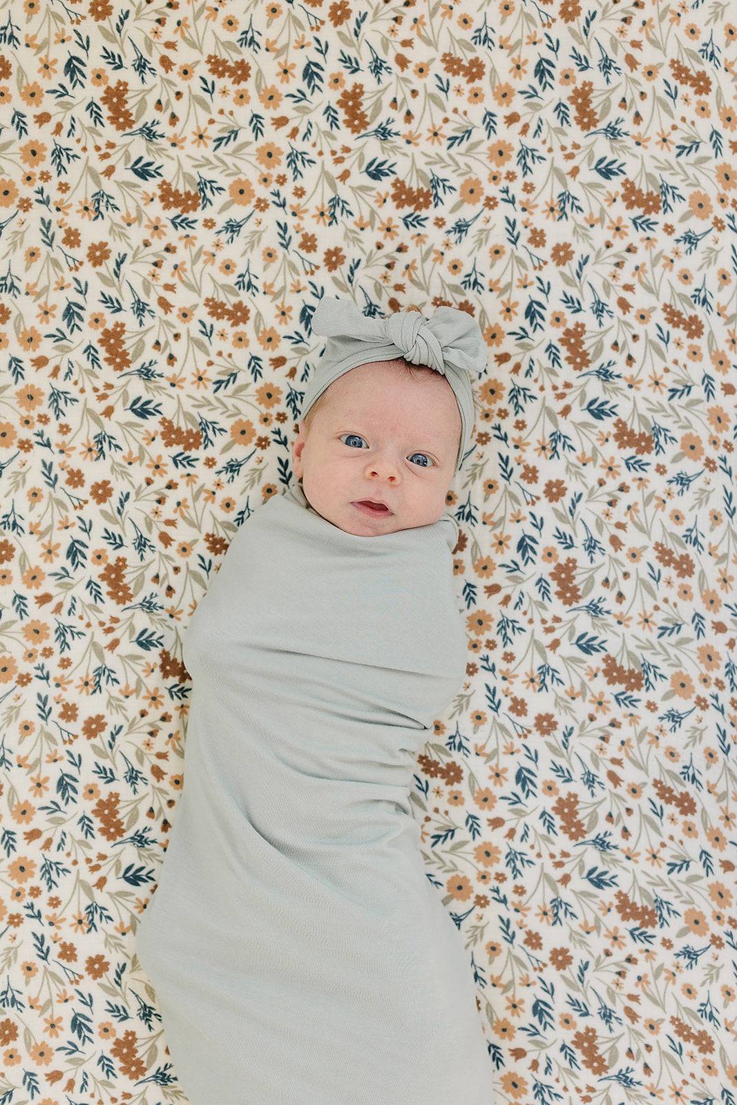 Sage Bamboo Hat OR Head Wrap Set