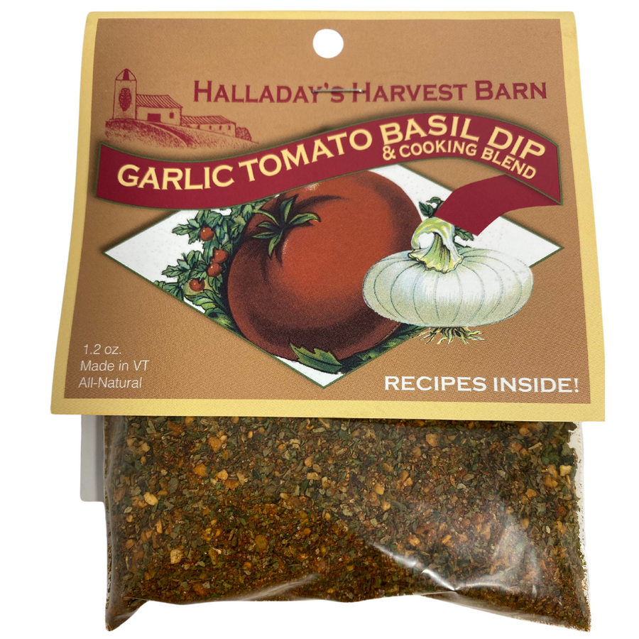 Garlic Tomato Basil Dip