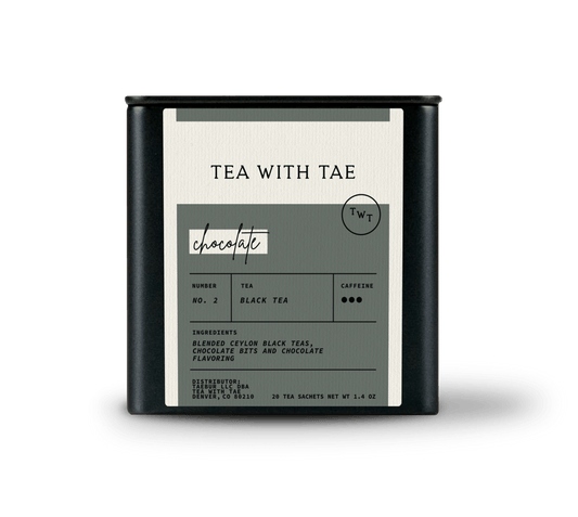 Chocolate Black Tea Tin Gift (20 tea sachets)