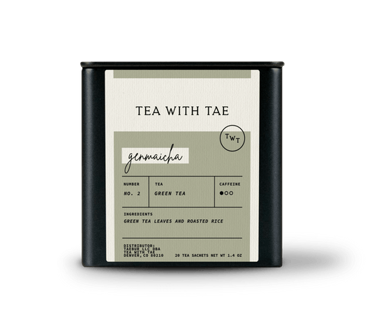 Genmaicha Tea Tin Gift (20 tea sachets)