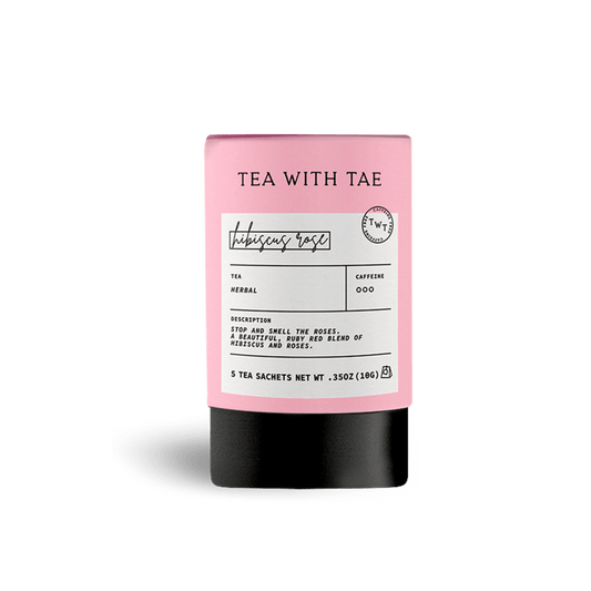 Hibiscus Rose Mini Tea Tube (5 tea bags)