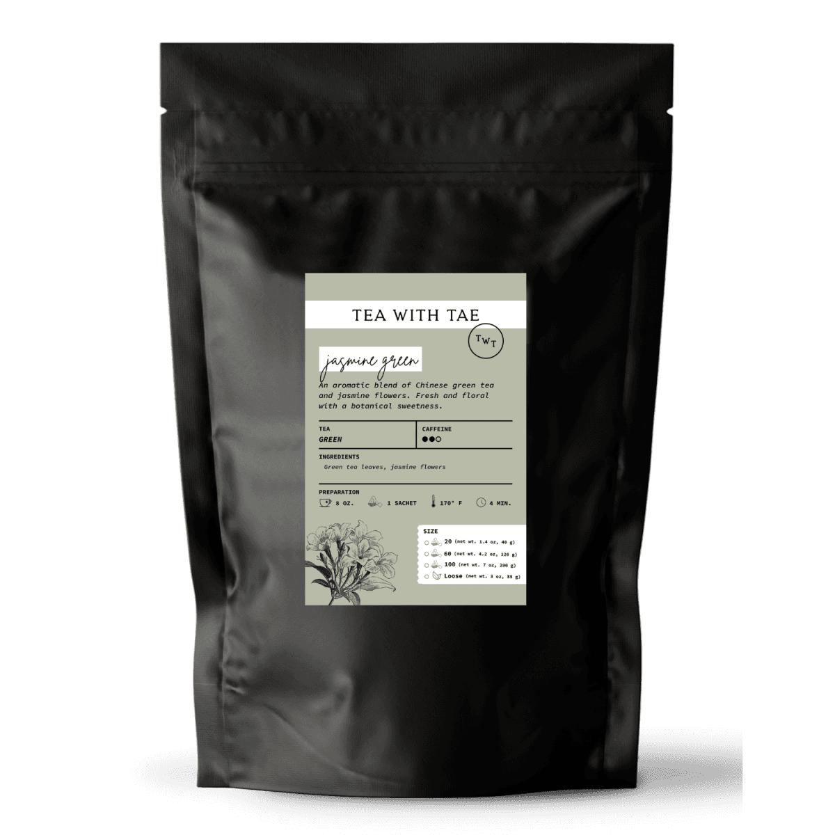 Jasmine Green Tea Pouch