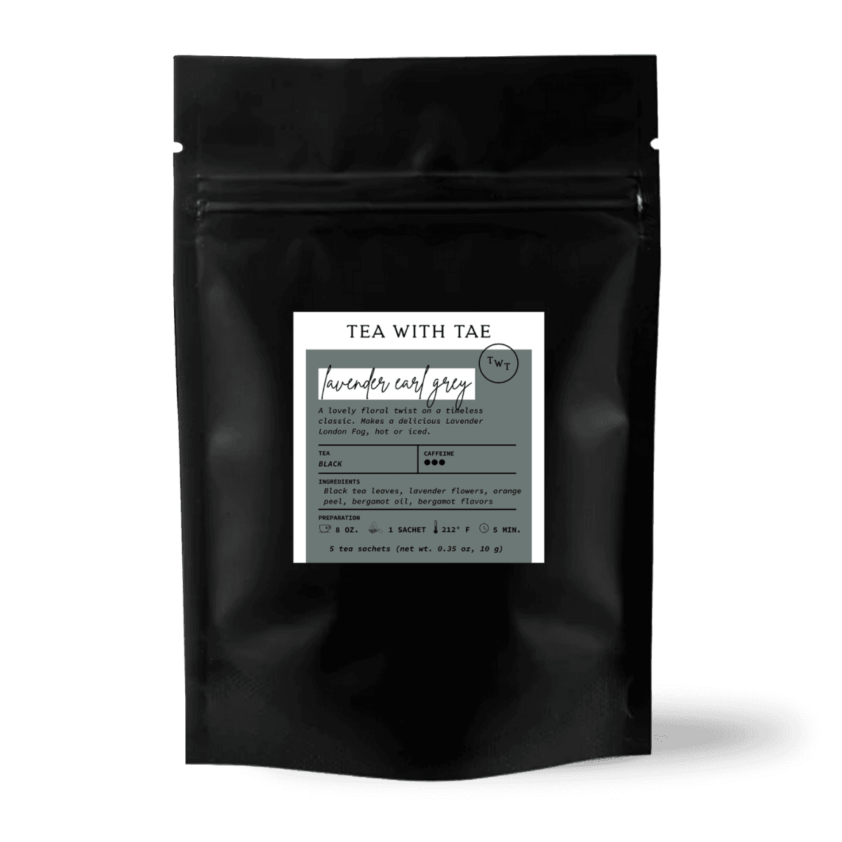 Lavender Earl Grey 5ct. Pouch