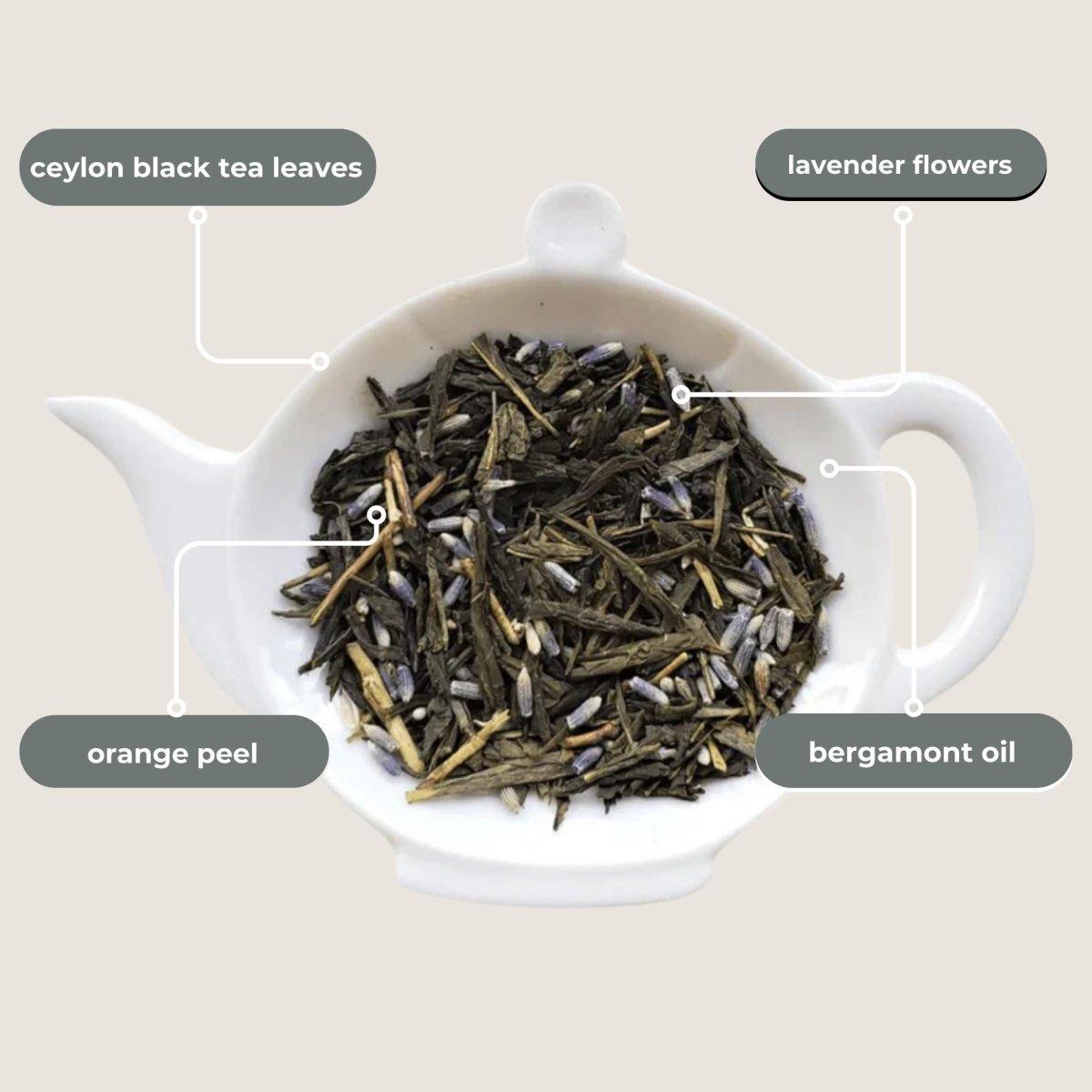 Lavender Earl Grey Mini Tea Tube (5 tea bags)
