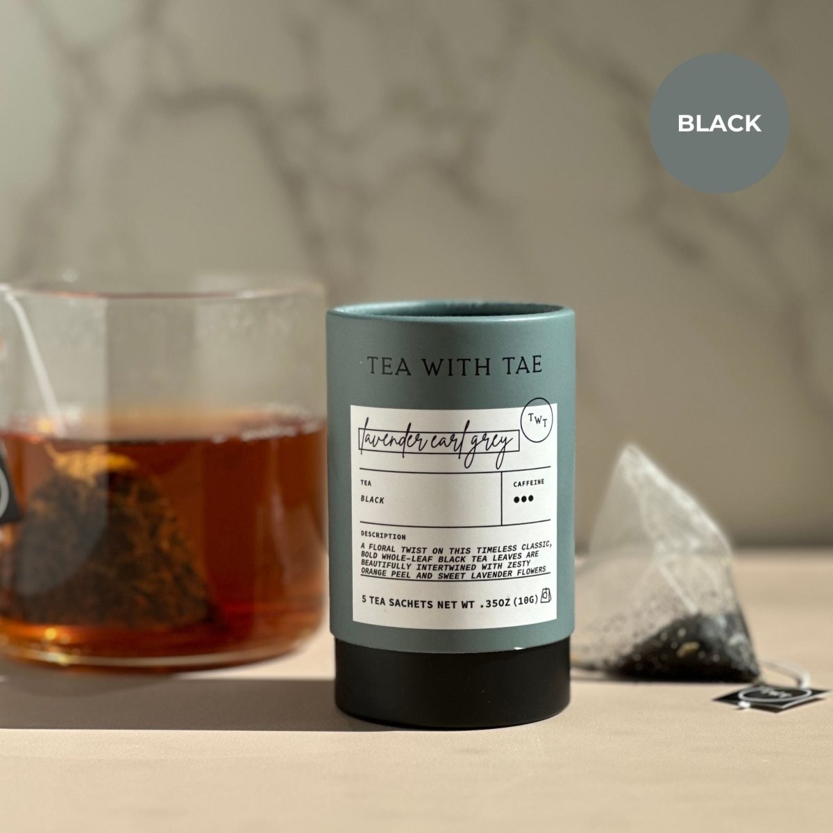 Lavender Earl Grey Mini Tea Tube (5 tea bags)