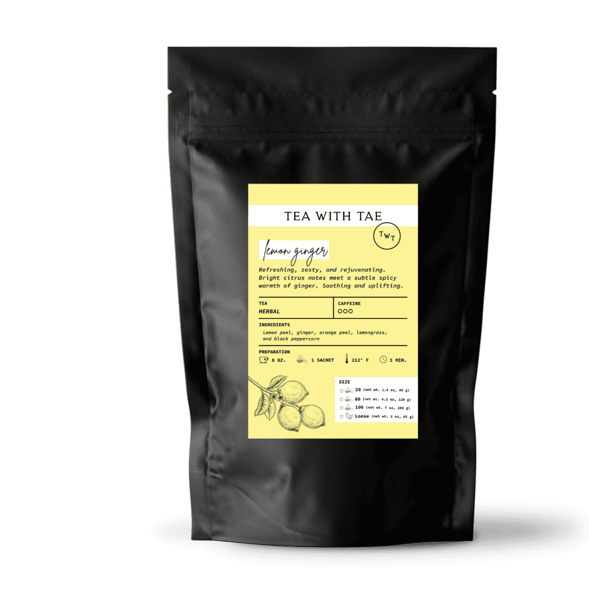 Lemon Ginger Pouch
