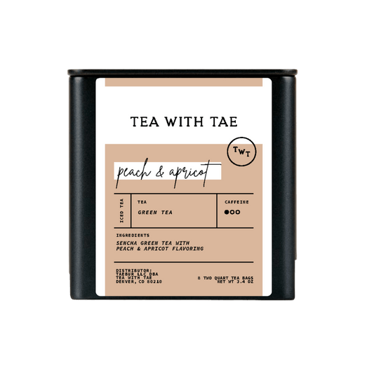 Peach & Apricot Iced Tea Tin Gift (8 pillow bags)