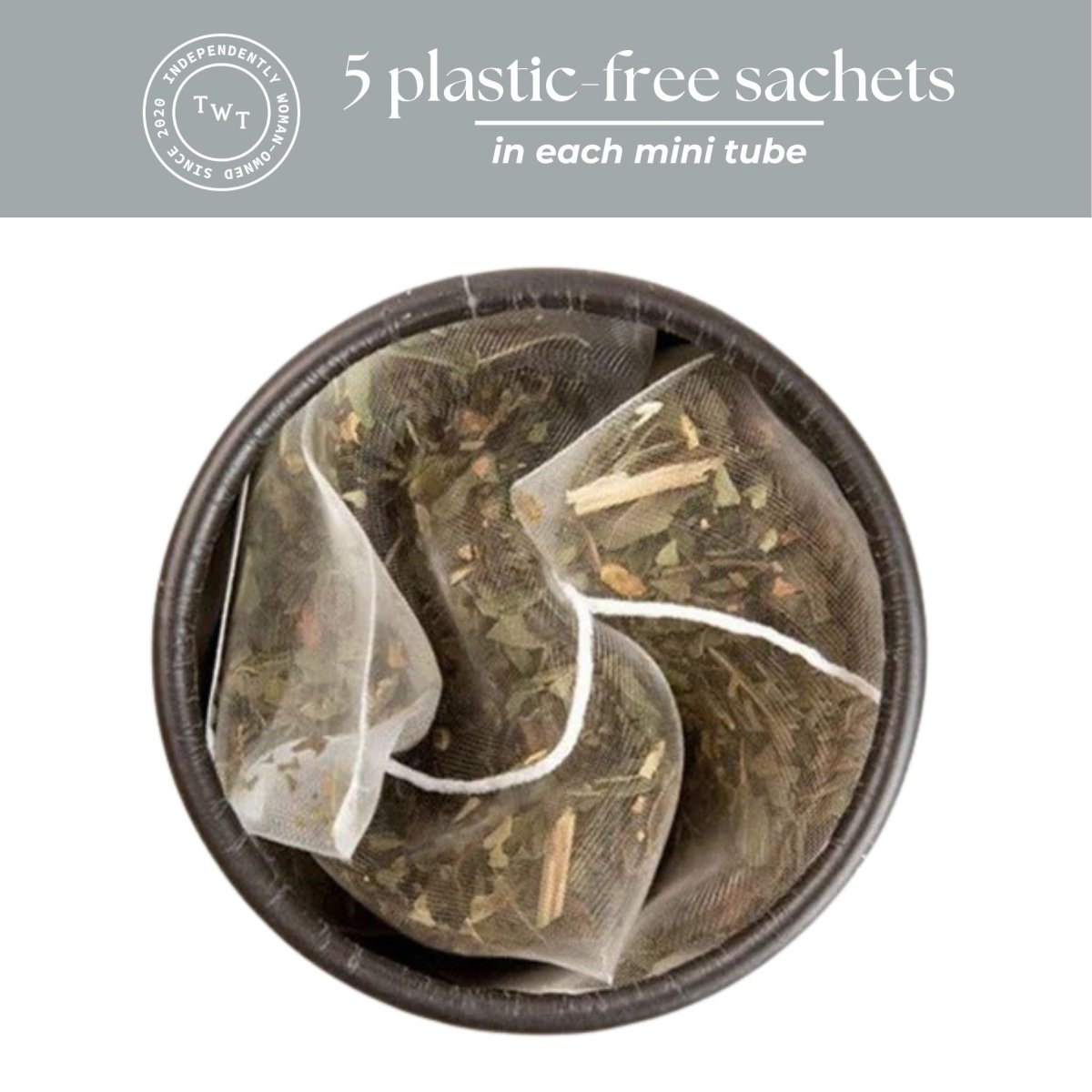 Peppermint Mini Tea Tube (5 tea bags)
