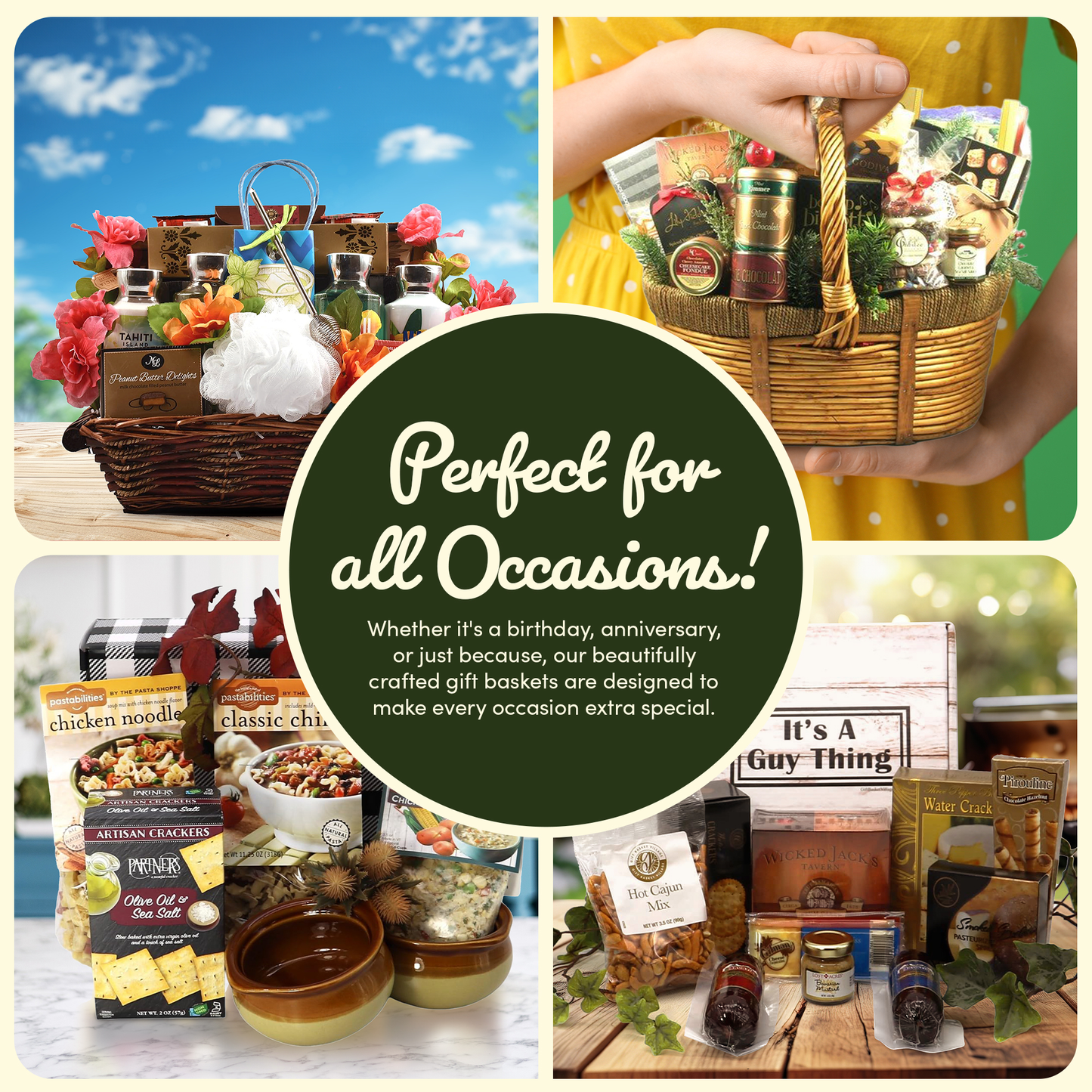 For Mom with Love Gift Basket