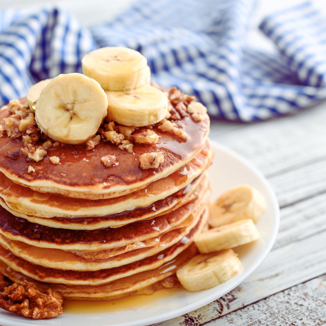 Apple Walnut Pancakes