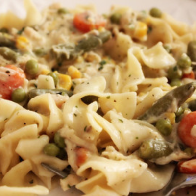 Chicken Pot Pie Pasta