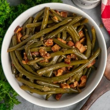 Crock Pot Green Beans with Bacon