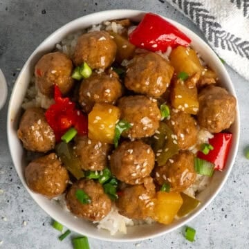 Crock Pot Teriyaki Meatballs