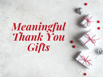 Joy of Giving Thank You gifts