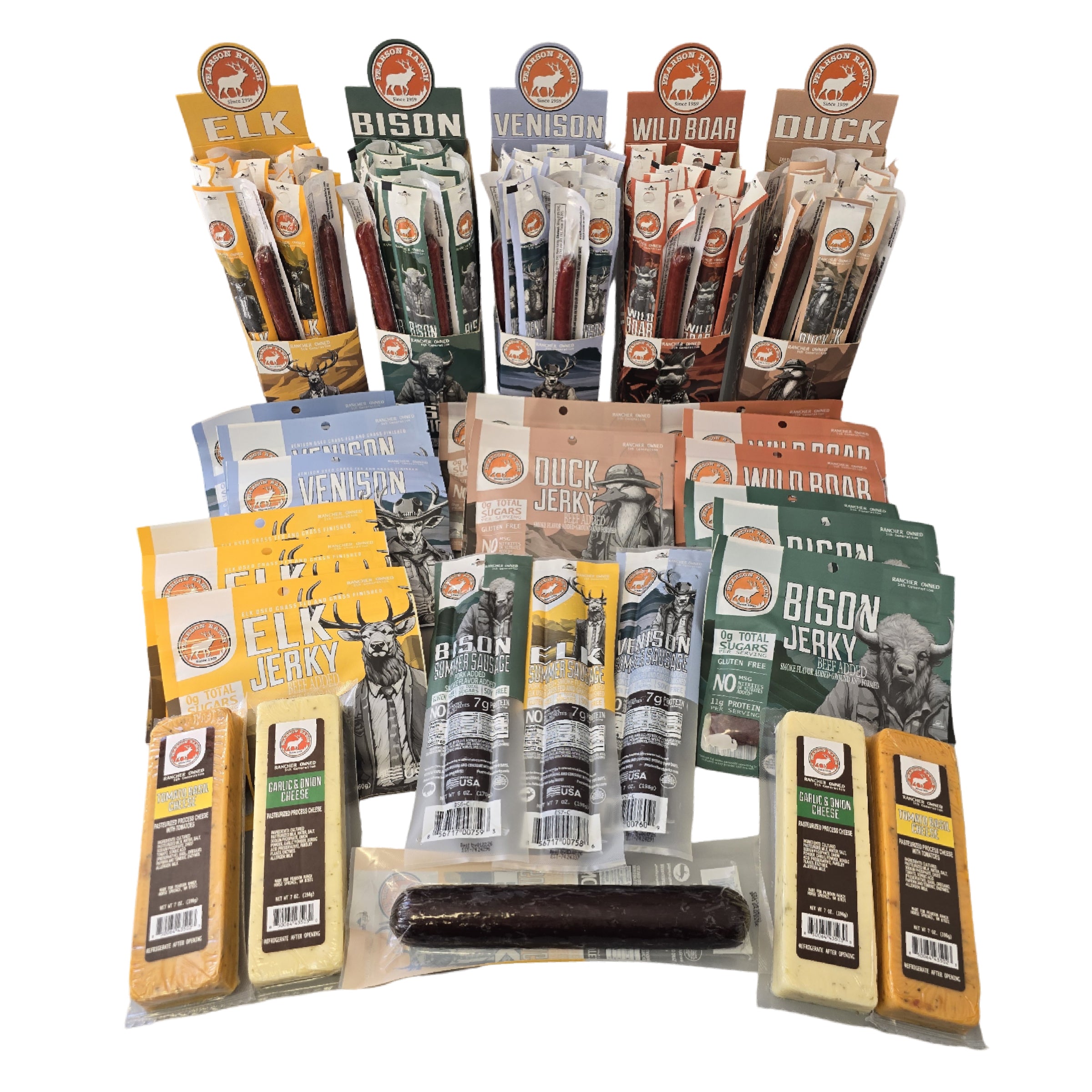 Crew. Box Feed the Crew Box - Super Variety Pack | Jerky Variety Pack – Gift ...