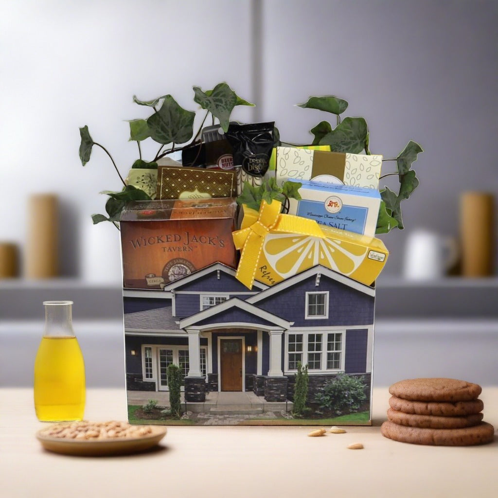 Welcome to Your New Home Gift Basket