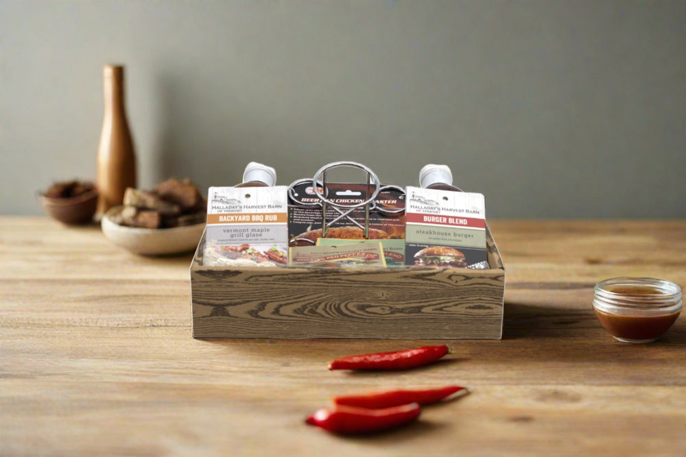 sizzlin sauce sampler in the gift box