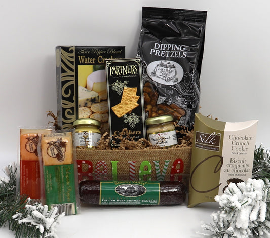 Santa's Sampler Medium Gift Basket