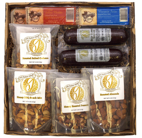 Ultimate Meat & Cheese Crate - Gourmet Gift Basket – Gift Basket Village