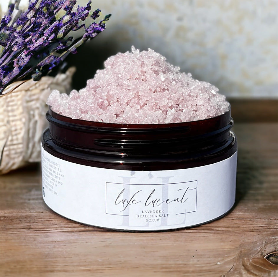 Luxe Lucent Lavender Dead Sea Salt Scrub