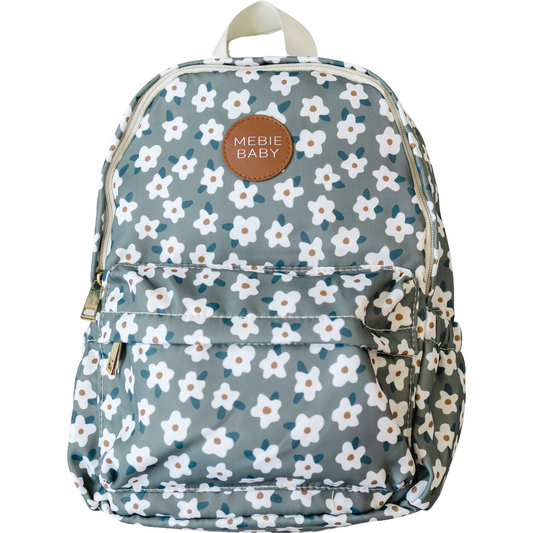 bebe mini backpack floral Posh Peanut Girl's Laney in Pink and perfectly sized for little adventures Flower Patch Kids Backpack Bundle