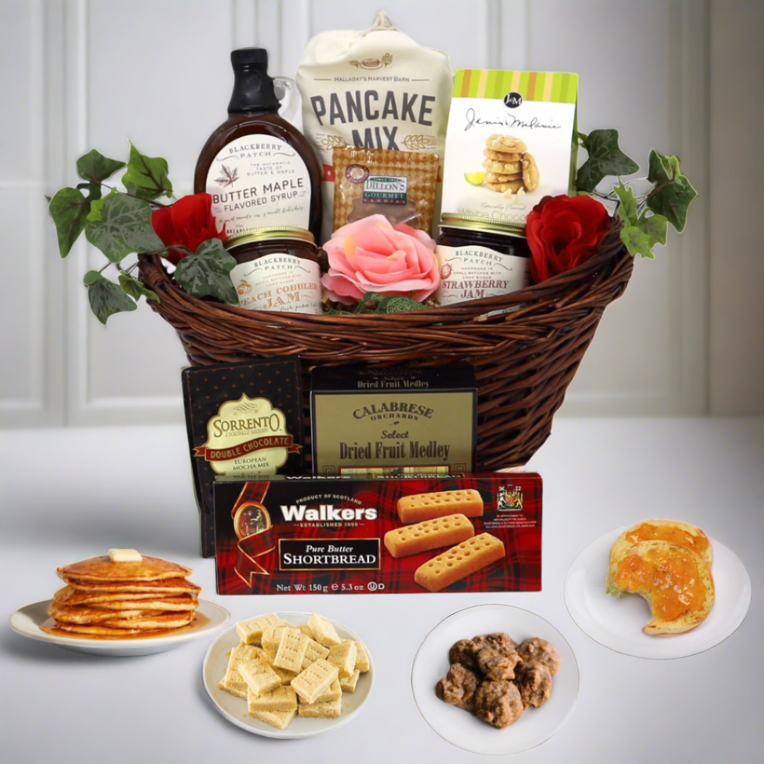 Mom's Day Breakfast Gift Basket