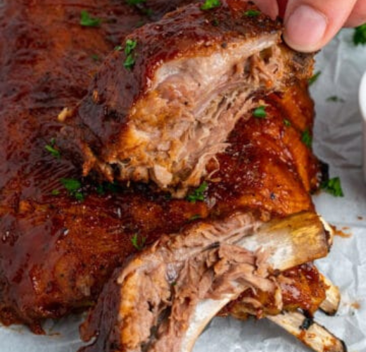 slow cooker BBQ Ribs