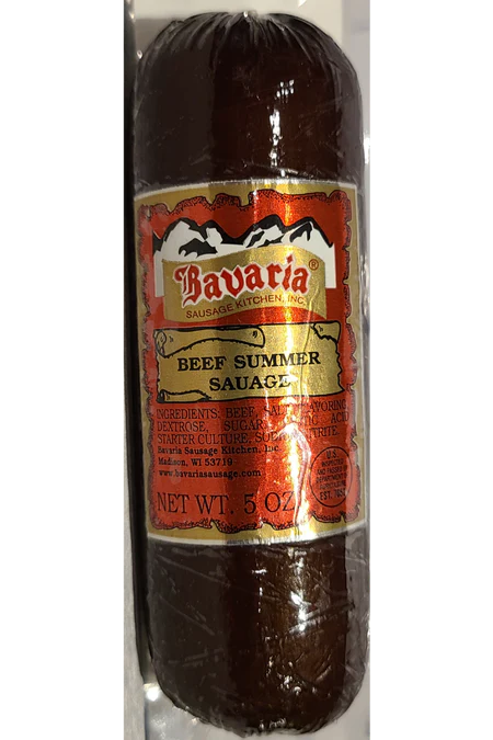 Bavaria 5oz Beef Summer Sausage