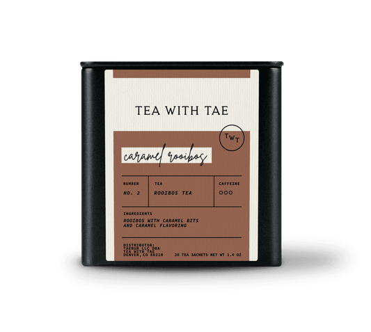Caramel Rooibos Tea Tin Gift (20 tea sachets)