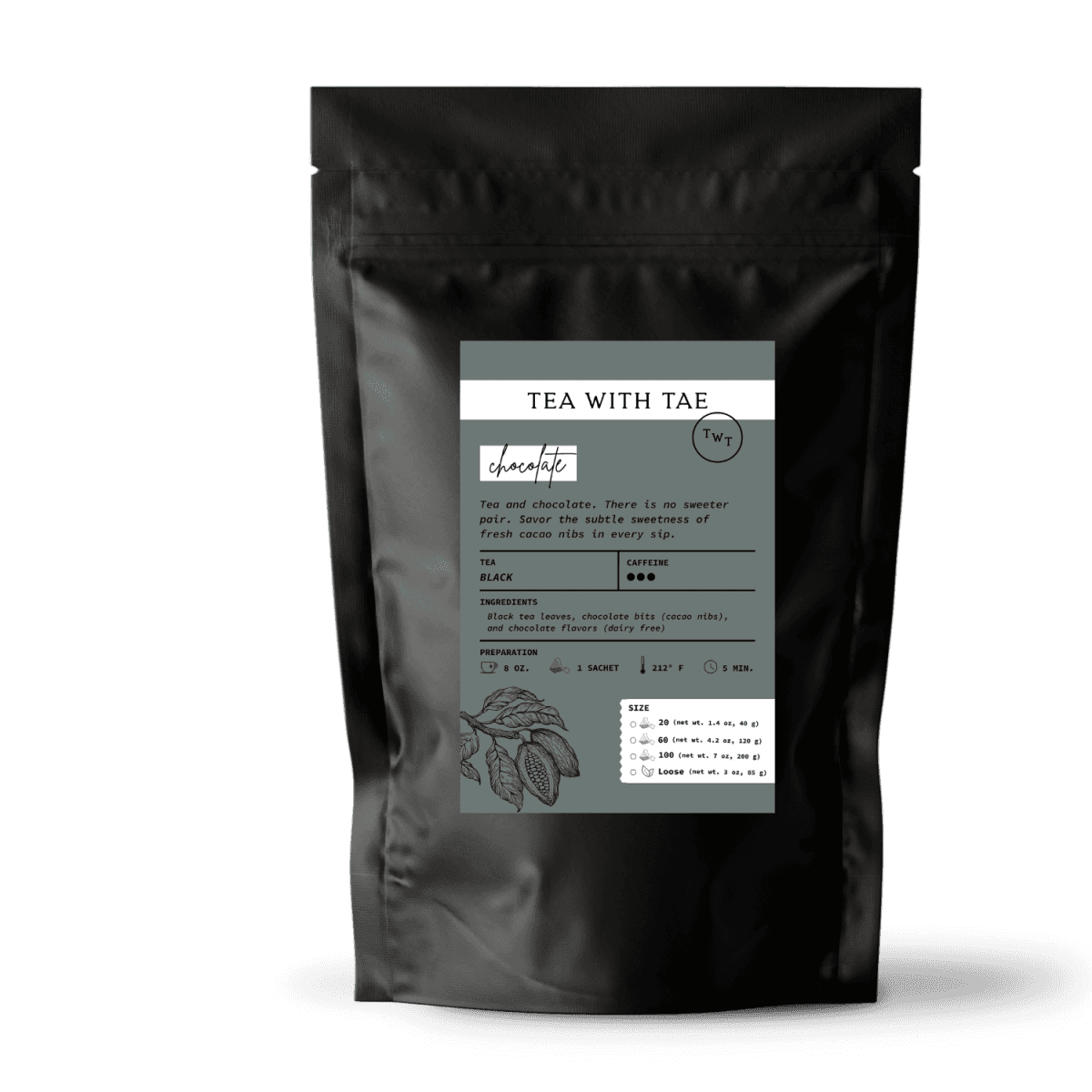 Chocolate Tea Pouch
