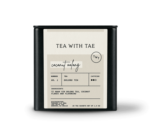 Coconut Oolong Tea Tin Gift (20 tea sachets)