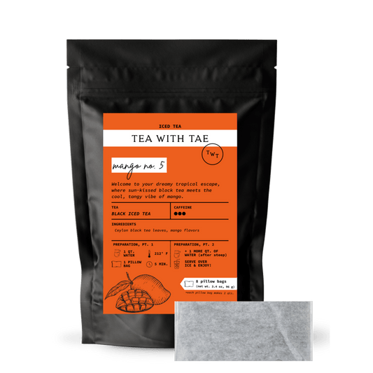 Mango No. 5 Iced Black Tea pouch