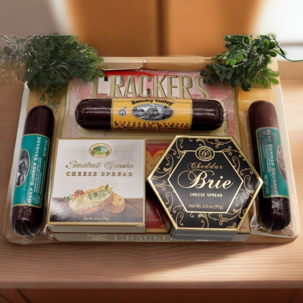 Board of Executives - Cutting Board Gift Set - Gift Basket Village