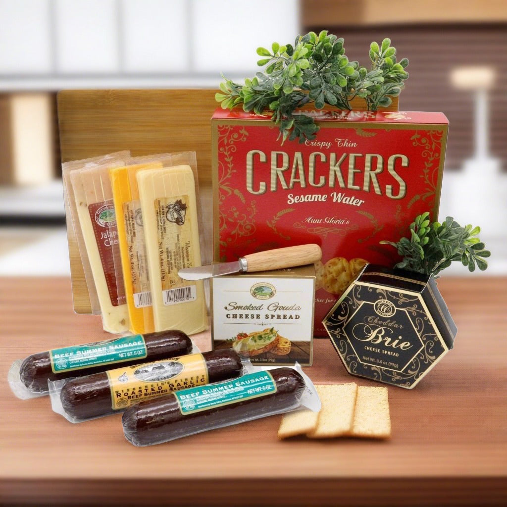 Board of Executives - Cutting Board Gift Set - Gift Basket Village