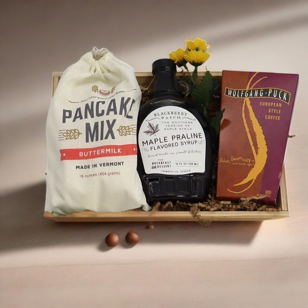 Delightful Breakfast Crate - Gift Basket - Gift Basket Village