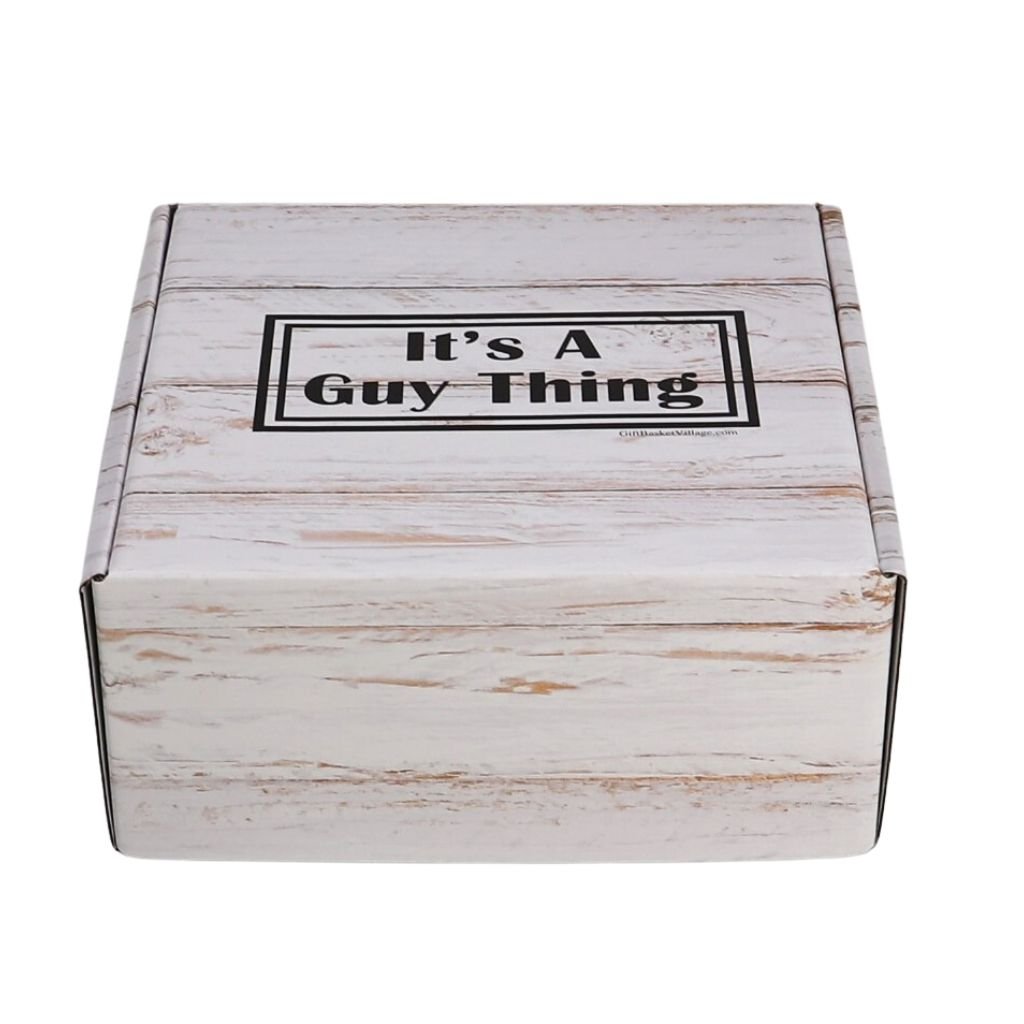 The box for It's a guy thing gift box
