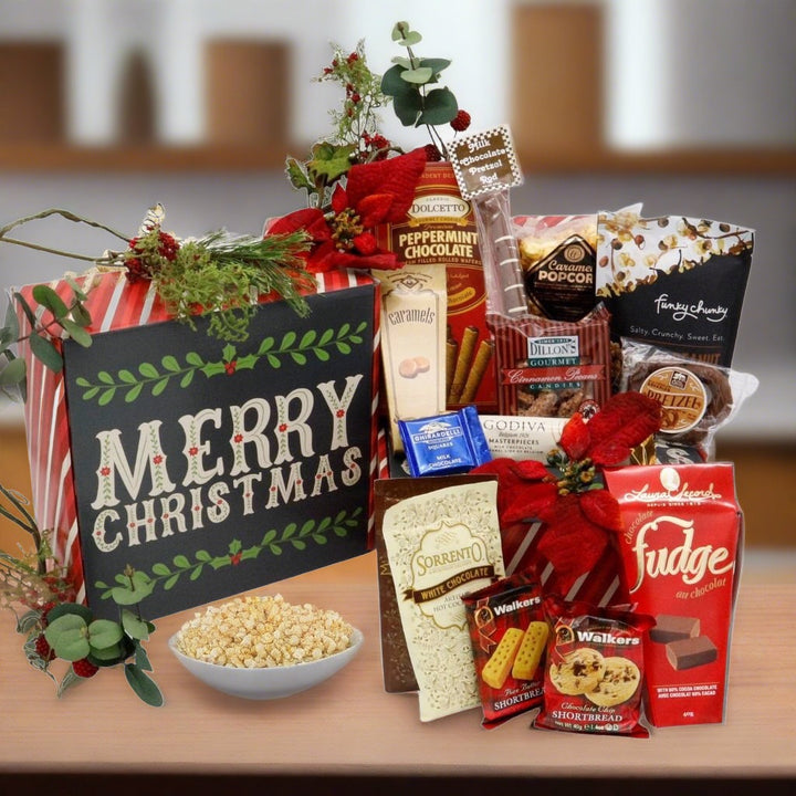 Santa's Candy Shop Medium - Gift Box - Gift Basket Village