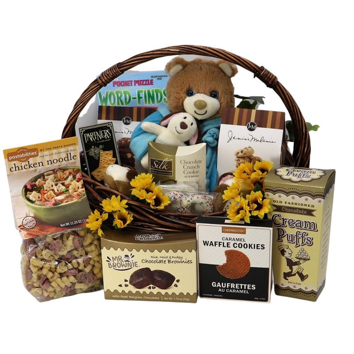 Snuggly Care Bear - Gift Basket - Gift Basket Village