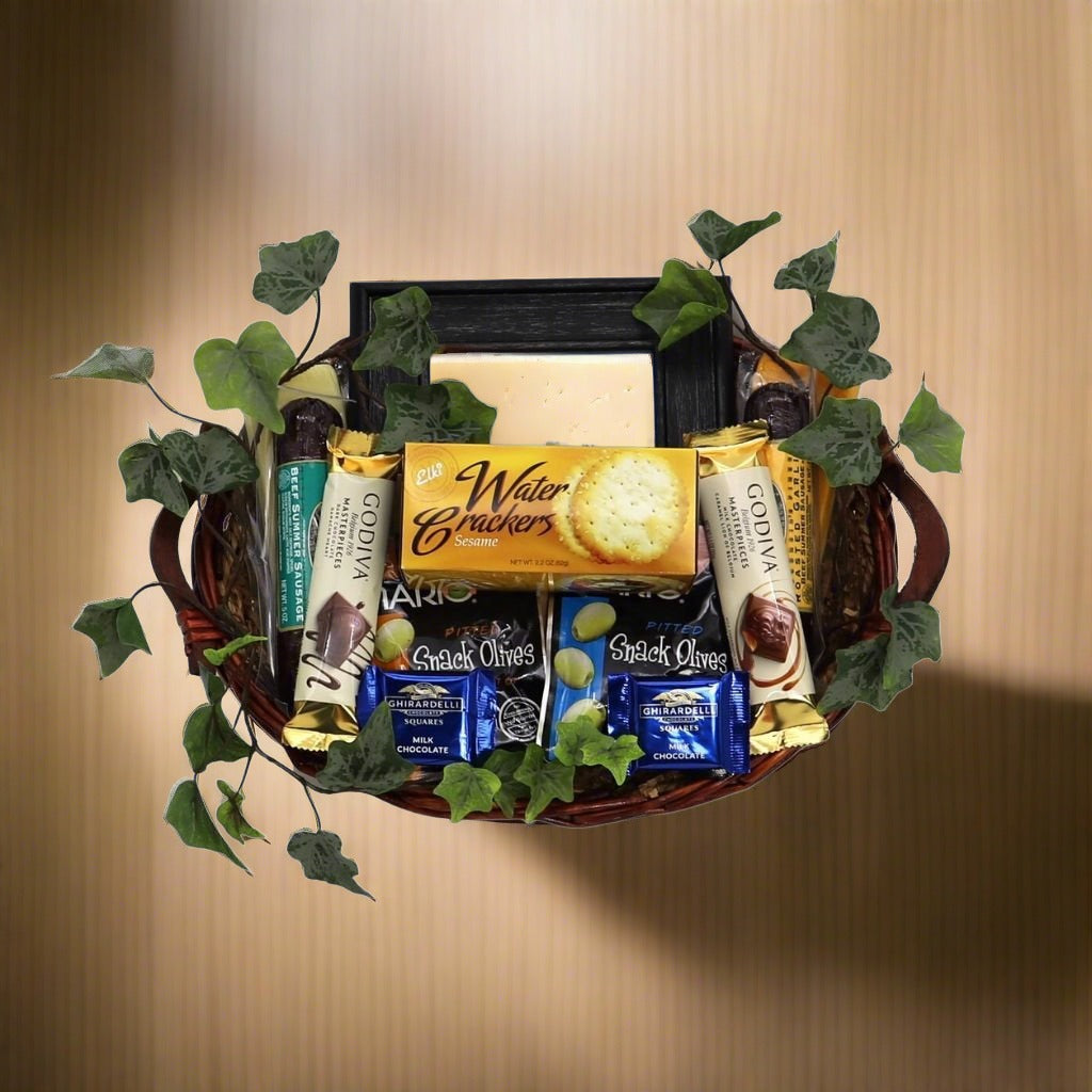 The L.B. Sympathy Basket - Gift Basket - Gift Basket Village